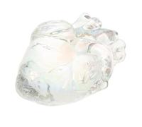 VALICLUD Crystal Heart Figurine Transparent Realistic Heart Model for Valentine S Day Desktop Decoration Wedding Table Centerpiece Romantic Home Ornament