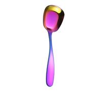VALICLUD Cuillère à Dessert Acier Inoxydable Colorée Résistante Corrosion Ustensile de Table pour Service Sucré
