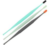 VALICLUD Cuillère à Oreille Double-face Massage Spiralé 3pcs en Silicone Réutilisable Couleur Aléatoire pour Nettoyage et Retrait du Cérumen Adulte