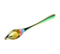 VALICLUD Cuillère à Sauce Acier Inoxydable Pointue pour Cuisine et Restaurant Cuillère à Assaisonnement Étanche à Bec Fin Ustensile de Cuisine Résistant Chaleur pour Huile et Condiments