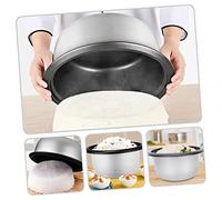 VALICLUD Cuiseur Électrique avec Pot Intérieur Antiadhésif et Couvercle Accessoire Portable pour Cuisson Riz Soupe et Gâteau Remplacement Pratique pour Usage Domestique