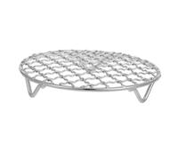 VALICLUD Cuisson Ronde Acier Inoxydable avec Stable et Polyvalente pour Friteuse à Air Four Céramique Électrique Cuisson et Grillade