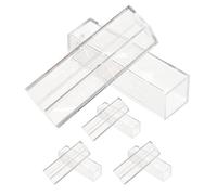 VALICLUD Cuvettes en Plastique Transparentes 8 Pièces 45 Ml Mini Cuvettes Précises en Polystyrène pour Laboratoire et Spectrophotomètre Usage Professionnel et Expérimentation Scientifique