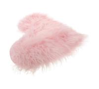VALICLUD de coeur de dessin animé mignon tapis de coeur tapis en fausse oreiller coeur flou tapis coeur Tapis de salon coeur peluche rose