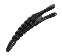 VALICLUD de Massage pour Yeux Corne de Buffle Noir Mini Outil Facial Portable pour Acupuncture Détente des Points Acupression Soin Doux pour Visage et Cou Ciblé Fatigue Oculaire