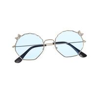 VALICLUD de Soleil Fille Ans Légères Confortables Uv Protection pour Fêtes et Plein Air Monture Style Mignon avec Nœud Bleu