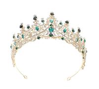 VALICLUD Diadème de Mariage Baroque avec Décor Rhinestones Couronne pour Mariée Accessoire de Cheveux Chic et Rétro