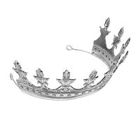 VALICLUD Diadème Vintage Couronne Mariée Diadème Prince Costume Adulte Hommes Angry Fire Costume Dolores Encanto Bandeau Strass Bandeau Halloween Medusa Serpent Costume Métal