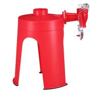 VALICLUD Distributeur de Boissons Gazeuses Inversé de Qualité Alimentaire avec Robinet Dispositif de Service de Soda Rouge pour Bouteilles