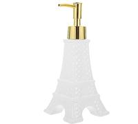 VALICLUD Distributeur de Lotion Liquide Forme de Tour Eiffel Bouteille Rechargeable pour Lotion et Shampoing Design Moderne et Pratique pour Salle de Bain Cuisine