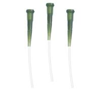 VALICLUD Distributeur de Nourriture en Plastique Vert Portable pour Perroquet pour Lot de 3 Pièces Tube d'alimentation Souple sans Odeur, Facile à Utiliser Oiseaux et Petits Animaux