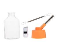 VALICLUD Distributeur d'eau Automatique 250 ML pour Petits Animaux Bouteille Anti-Fuite en Plastique Transparent Abreuvoir Vertical pour Hamster Lapin et Cochon d'Inde