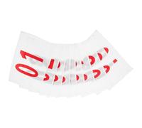VALICLUD Dossards de Course en Polyester Coton Rouge Portable, 10 Feuilles pour Événements Sportifs, Numéros de Marathon, pour Courses et Arbitres