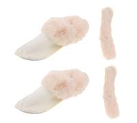 VALICLUD Doublures de Chaussures en Peluche Blanche pour Sabots, Pantoufles D'hiver Lavables et Solide, Semelles Intérieures Amovibles pour Chaussures Taille 42-43, Matins Frais