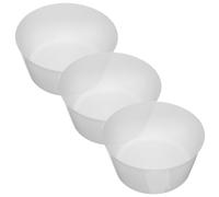VALICLUD Doublures Réutilisables Accessoire Pratique Lot de 3 en Plastique Transparent 4l Faciles à Nettoyer pour Seau de Sauna en Bois pour Spa et Bain de Pieds