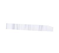 VALICLUD Écharpe Satin Blanche Unie DIY pour Anniversaire Shower Enterrement Vie Jeune Fille Personnalisable
