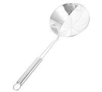 VALICLUD Écumoire Inoxydable avec Manche Chaleur Cuillère Filtre Multifonction pour Pâtes Friture et Nouilles Ustensile Cuisine Pratique Suspension