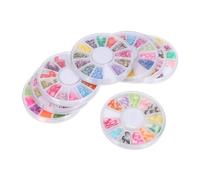 VALICLUD Écusson Pâte Polymère Tranche De Fruit Pour Décoration Nail Art Loisirs Créatifs Et Activités Manuelles Kit De Boîtes De Patchs