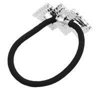 VALICLUD Élastiques à Cheveux Décoratifs Strass Scintillants 4 Pièces Grands Accessoires Femme Fille Queue De Cheval Mode Élégante Pour Coiffures Quotidiennes