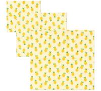 VALICLUD Emballages Alimentaires la Cire D'abeille Réutilisables 3 Feuilles Papier Ciré Antiadhésif Double Face pour Emballage de Hamburgers et Cuisson