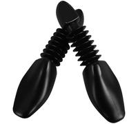 VALICLUD Embauchoirs à Ressort en Plastique Noir, Réglables, Lot de 1 Paire, Maintien Forme pour Chaussures Habillées, Baskets et Bottes, Accessoires Chaussures Polyvalents pour Usage