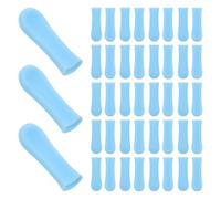 VALICLUD Embouts de Rechange en Silicone Souple pour Élimination du Cérumen 80 Pièces 115X38 MM Bleu Accessoires Hygiéniques Réutilisables pour Soins des Oreilles à Domicile