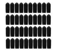 VALICLUD Embouts en Caoutchouc 100pcs Protection Confortable et Prévention des Blessures Accessoires pour Cheveux Création de Bandeaux pour Bandeau Noir