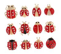 VALICLUD Ensemble De 12 Pièces broche broche broches de boutonnière broche scarabée mignon Bugs Broch insecte or broches femme broche pour femme épingle à nourrice Materbe broche