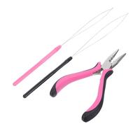 VALICLUD Ensemble de 3 Pinces pour Extensions de Cheveux, Outils D'extension Capillaire Mini Taille, Fixation Précise, Usage Salon et Domicile, Compatibles avec Différents Types