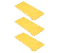 VALICLUD Ensemble de 3 Ustensiles en Bois Jaune pour Fabrication de Pâtes Garganelli et Gnocchis, Planches Cuisine Grandes Tailles pour Pâte Maison, Outils Pratiques pour DIY et