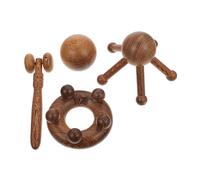 VALICLUD Ensemble de 4 Accessoires de Massage en Masseur Portable Multifonctionnel Masseur Céphalosome Outils de Relaxation pour Corps et Visage Détente Musculaire Santé Bien-