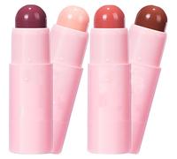 VALICLUD Ensemble de Rouges à Lèvres Mats 4pcs pour Femmes Effet Repulpant, Finition Mat Veloutée, Ingrédients Huile et Cire, pour Maquillage Quotidien Couleur Aléatoire