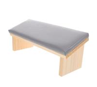 VALICLUD Ensemble d'oreiller à main tapis main de manucure accoudoir en forme de U pour Nail Tech manucure repose main Reste du bras de l'ongle station d'ongles cuir Grey