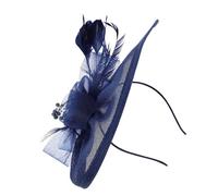 VALICLUD Ensemble Mini-chapeau Haut-de-forme Et Bandeau Ajustables - Chapeau Bibi En Maille Pour Femme - Idéal Pour Les Goûters Et Les Banquets