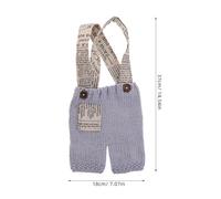 VALICLUD Ensemble Photo pour -Né Garçon en Tricot Doux avec Bretelles et Béret Style Journal Tenue Confortable et Colorée pour Séance Photo Bébé Costume Original Souvenirs