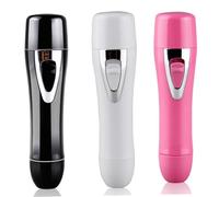 VALICLUD Épilateur Électrique Portable Mini Tondeuse à Poils Tête Rotative Amovible Utilisation Sèche et Humide Design Sécurisé et sans Pile Noir
