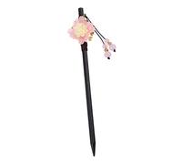 VALICLUD Épingle à Cheveux Anciennes Fait Main Taille Unique En Alliage Rose Clair Quatre Feuilles Accessoire Hanfu Fête Mariage Cérémonie