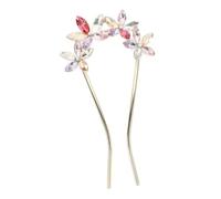 VALICLUD Épingle à Cheveux Forme De u Avec Strass Pour Femme Accessoire De Coiffure Pour Mariage Ou Événement Épingles à Cheveux Polyvalentes Et Élégantes