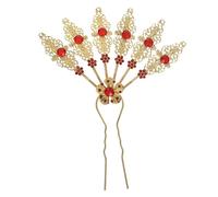VALICLUD Épingle À Cheveux Hanfu En Forme De U : Épingle À Cheveux En Métal Avec Strass - Ancienne Fourchette À Cheveux Chinoise - Bijoux De Mariage Pour Chignon Cheongsam