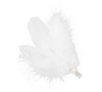 VALICLUD Épingles à Cheveux Décoratives Plumes Pour Fêtes Accessoires Vintage Pour Ballet Et Costumes De Fées Coiffes Blanches Élégantes Pour Mariées Et Filles