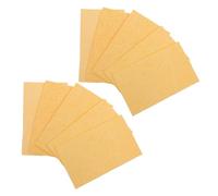 VALICLUD Éponge de Nettoyage Résistante à Chaleur 10 Pièces Éponge Plate en Coton à Base de Pâte de Bois pour Panne de Fer à Souder pour Réparation Électronique et Station de Soudage
