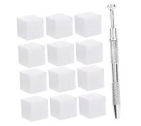 VALICLUD Éponges à Ongles Dégradé Couleur 50 Pièces 1x1 Cm Mini Bloc En Latex Avec Pince Inox 4 Griffes Pour Manucure Nail Art Usages Quotidiens Kit Soin Des Ongles Professionnel