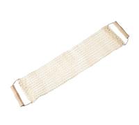 VALICLUD Épurateur De Dos Exfoliant En Sisal Naturel Manche En Bois, Taille Compacte, Gommage Double Face, Adapté Pour Toilette De Bain Et Massage Corporel