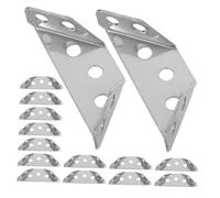 VALICLUD Équerre Triangulaire Robuste Acier Inoxydable Support Angle Multifonction pour Meubles Étagères Tables et Chaises Connecteur pour Renfort et Assemblage