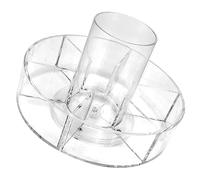 VALICLUD Étagère Rotative pour Maquillage Plateau De Rangement Tournant Organisateur De Pinceaux Support Assaisonnement pour Salle De Bain