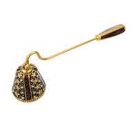 VALICLUD Éteignoir à Bougie avec Manche Long et Tête Large Accessoire Élégant pour Amateurs de Bougies Éteint Les Mèches Toute Sécurité Design Étoile Pailleté pour Usage Familial et