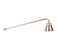 VALICLUD Éteignoir à Bougie Doré Long Manche en Métal Accessoire pour Bougies Parfumées et Chauffe-Plat Éteignoir à Flamme Pratique pour Maison Prolongateur de Durée de Vie de Bougie