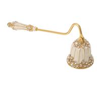 VALICLUD Éteignoir à Bougies Métal Cloche Décorative Rétro pour Éteindre la Mèche Toute Sécurité Extincteur Portatif pour Bougies Chauffe-Plat