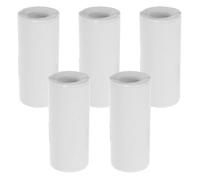 VALICLUD Étiquettes Thermiques Autocollantes 57x25 Mm Papier Thermique Blanc Compatible Imprimantes Mini 5 Rouleaux pour Impression Photos et Mémos