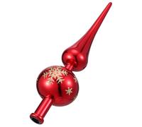 VALICLUD Étoile de Sapin de Noël Rouge Décorative Ornement Treetopper pour Fête Décoration pour Sapin pour Magasins et Bureaux Hiver